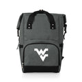West Virginia Mountaineers - On The Go Roll-Top Backpack Cooler Licensed - YinzerShop