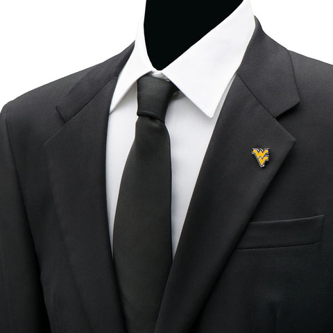 West Virginia Mountaineers Pin - Official NCAA Collegiate Lapel Pin, Enamel Metal Lapel Pin - YinzerShop