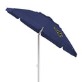 West Virginia Mountaineers Portable Beach Umbrella - 5.5 Ft UPF 50 Sun Protection Canopy Licensed - YinzerShop