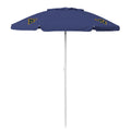 West Virginia Mountaineers Portable Beach Umbrella - 5.5 Ft UPF 50 Sun Protection Canopy Licensed - YinzerShop