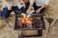 West Virginia Mountaineers Portable Charcoal Grill | Compact Camping Grill With Easy Setup Licensed - YinzerShop