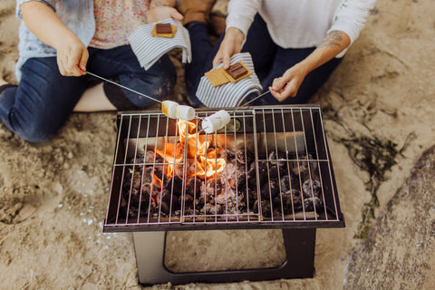 West Virginia Mountaineers Portable Charcoal Grill | Compact Camping Grill With Easy Setup Licensed - YinzerShop