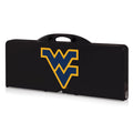 West Virginia Mountaineers Portable Folding Picnic Table – Compact Outdoor Table with Basket Weave Seats Licensed - YinzerShop