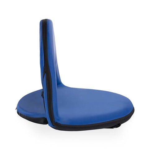 West Virginia Mountaineers Portable Reclining Seat - Adjustable Backrest, Lightweight Travel Chair Licensed - YinzerShop