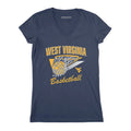 West Virginia Mountaineers: Retro Swish West Virginia Mountaineers-College Basketball - YinzerShop