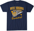 West Virginia Mountaineers: Retro Swish West Virginia Mountaineers-College Basketball - YinzerShop