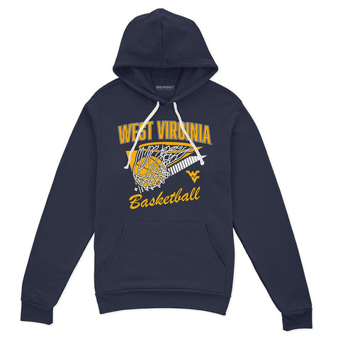 West Virginia Mountaineers: Retro Swish West Virginia Mountaineers-College Basketball - YinzerShop