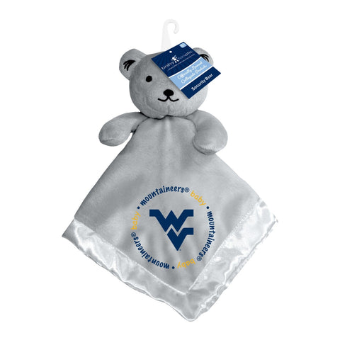 West Virginia Mountaineers Security Bear Plush - Soft Baby Blanket with Embroidered Team Logo Plush Toys - YinzerShop