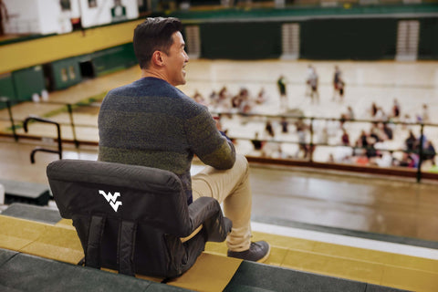 West Virginia Mountaineers - Ventura Portable Reclining Stadium Seat Licensed - YinzerShop