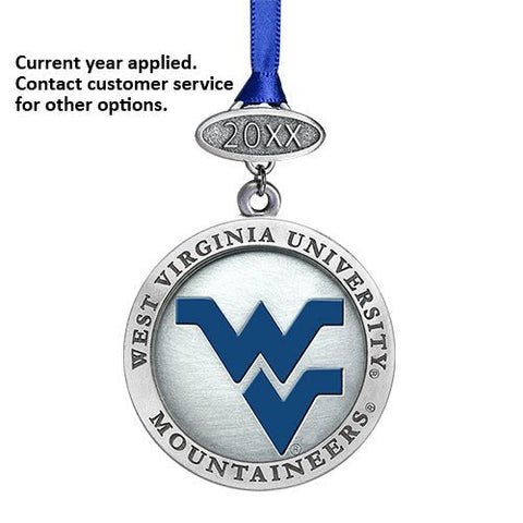 West Virginia Ornament – Handcrafted Pewter Holiday Tree Decoration Gift Ornament - YinzerShop