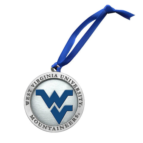 West Virginia Ornament – Handcrafted Pewter Holiday Tree Decoration Gift Ornament - YinzerShop