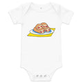 West Virginia Pepperoni Roll Baby short sleeve onesie Kids Baby Onesie Little Hometown 3-6m  