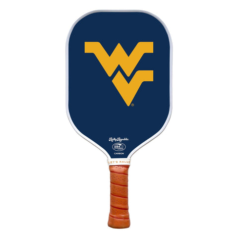 West Virginia Pickleball Paddle – Licensed WVU Paddle with Polymer Core & Edge Guard Pickleball Paddles - YinzerShop