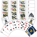 West Virginia Playing Cards - Official NCAA Team Card Deck With Custom Face Cards Dice & Cards Sets - YinzerShop