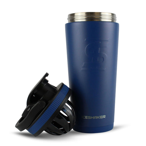 West Virginia University Ice Shaker – 26oz Stainless Steel Insulated Bottle, NCAA Licensed - YinzerShop