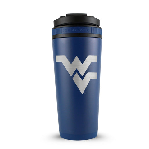 West Virginia University Ice Shaker – 26oz Stainless Steel Insulated Bottle, NCAA Licensed - YinzerShop