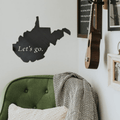 West Virginia Wall Decor – Mountaineers Steel Wall Sign | Rust Resistant Indoor Metal Art Wall Decor - YinzerShop