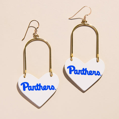 White University of Pittsburgh Panthers Script Heartthrobs