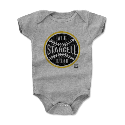 Willie Stargell Baby Onesie - Soft Cotton Onesie With Reinforced Neckline & Digital Print Kids Baby Onesie - YinzerShop