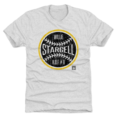 Willie Stargell Ball K Premium Tri-Blend Slim Fit T-Shirt – Vintage Graphic Tee Men's Premium T-Shirt - YinzerShop
