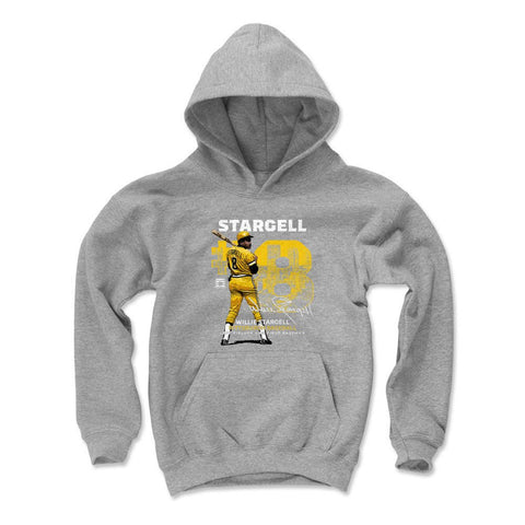 Willie Stargell Hoodie – Kids Hooded Sweatshirt with Throwback Sports Design Kids Youth Hoodie - YinzerShop