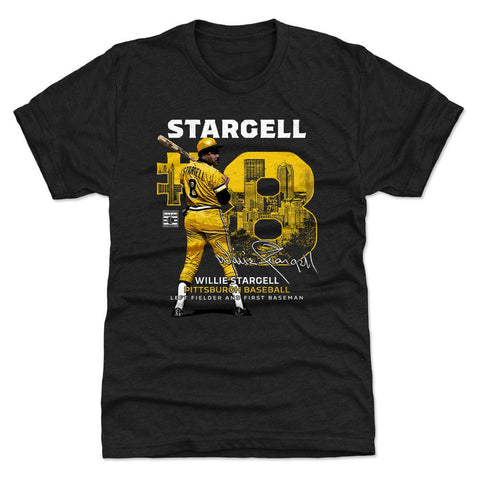 Willie Stargell T-Shirt – Retro Baseball Shirt | Slim Fit Crewneck Tee Men's Premium T-Shirt - YinzerShop