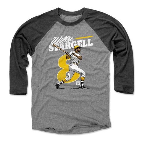 Willie Stargell T-Shirt – Retro Baseball Tee | Crewneck 3/4 Sleeve Raglan Shirt Men's Baseball T-Shirt - YinzerShop