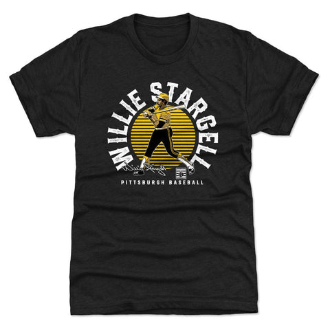 Willie Stargell T-Shirt – Slim Fit Crewneck Tri Color Baseball Fan Shirt Men's Premium T-Shirt - YinzerShop