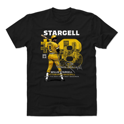 Willie Stargell T-Shirt – Vintage Baseball Throwback Cotton Crewneck Tee Men's Cotton T-Shirt - YinzerShop