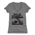 Willie Stargell Women's V-Neck T-Shirt - Slim Fit Soft Casual Tee Women's V-Neck T-Shirt - YinzerShop
