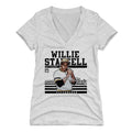 Willie Stargell Women's V-Neck T-Shirt - Slim Fit Soft Casual Tee Women's V-Neck T-Shirt - YinzerShop