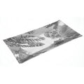 Winter Cardinal Server - Hand Wrought Small Horizon Metal Serving Tray - YinzerShop
