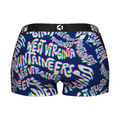 Women's Boy Shorts - West Virginia Mountaineers - Twisted Wordmark Underwear - YinzerShop