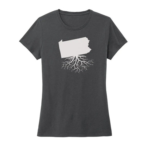 Women's Crewneck Tee - Comfortable Relaxed Fit Polyester Cotton Blend Shirt Women's T-Shirt - YinzerShop