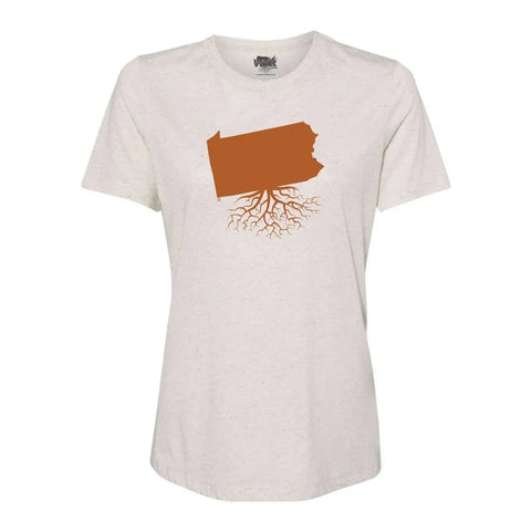 Women's Crewneck Tee - Comfortable Relaxed Fit Polyester Cotton Blend Shirt Women's T-Shirt - YinzerShop