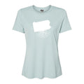 Women's Crewneck Tee - Comfortable Relaxed Fit Polyester Cotton Blend Shirt Women's T-Shirt - YinzerShop