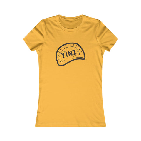 Women's Favorite Tee - Yinz Pierogi Slim Fit Cotton Crew Neck Shirt T-Shirt - YinzerShop