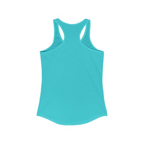 Women's Racerback Tank 412 Pittsburgh Stamp | Soft Breathable Fabric Flattering Silhouette Top Tank Top - YinzerShop