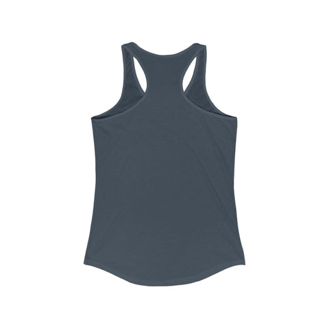 Women's Racerback Tank 412 Pittsburgh Stamp | Soft Breathable Fabric Flattering Silhouette Top Tank Top - YinzerShop