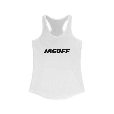 Women's Racerback Tank - Jagoff Fitted Lightweight Cotton Polyester Blend Top Tank Top - YinzerShop