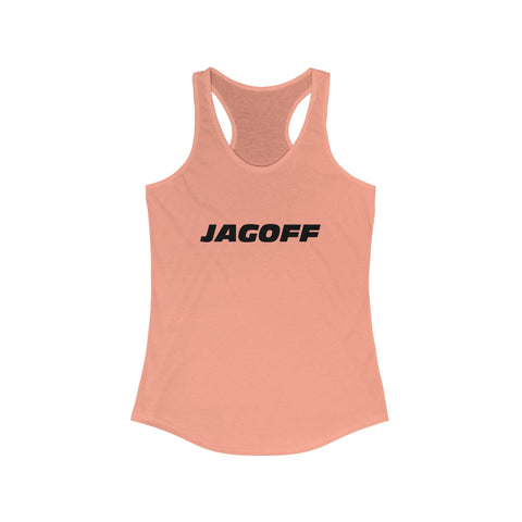 Women's Racerback Tank - Jagoff Fitted Lightweight Cotton Polyester Blend Top Tank Top - YinzerShop