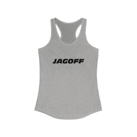Women's Racerback Tank - Jagoff Fitted Lightweight Cotton Polyester Blend Top Tank Top - YinzerShop