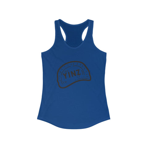 Women's Racerback Tank - Yinz Pierogi Fitted Lightweight Tank Top for Layering Tank Top - YinzerShop