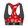 Women's Sports Bra - Ohio State Buckeyes - Logo All-Over Underwear - YinzerShop