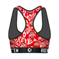 Women's Sports Bra - Ohio State Buckeyes - Twisted Wordmark Underwear - YinzerShop