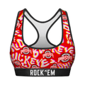 Women's Sports Bra - Ohio State Buckeyes - Twisted Wordmark Underwear - YinzerShop