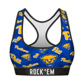 Women's Sports Bra - Pittsburgh Panthers - Logo All-Over Underwear - YinzerShop