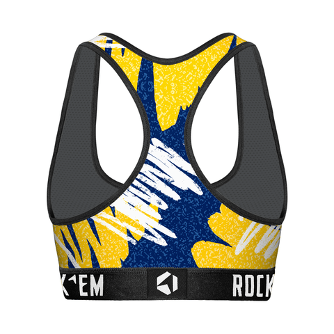 Women's Sports Bra - West Virginia Mountaineers - Team Blast Underwear - YinzerShop