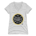 Women's V-Neck T-Shirt - Slim Fit Deep V Collar Short Sleeve Tee | Soft Casual Women's V-Neck T-Shirt - YinzerShop
