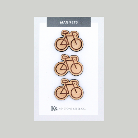 Bicycle Sport Magnets, Pack of 3